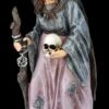 Hexen Figur Mit Katze Und Schädel