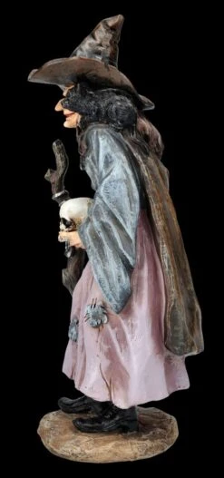 Hexen Figur Mit Katze Und Schädel -Figurenmodell Geschäft FS26548 Hexennfigur mit Katze und Sch del 4 1280x1280