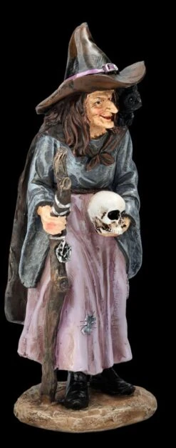 Hexen Figur Mit Katze Und Schädel -Figurenmodell Geschäft FS26548 Hexennfigur mit Katze und Sch del 9 1280x1280