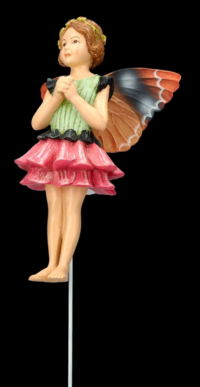 Elfen Figur Zum Stecken - Zinnien Fee 10 Elfen Figur Zum Stecken - Zinnien Fee – Bild 8