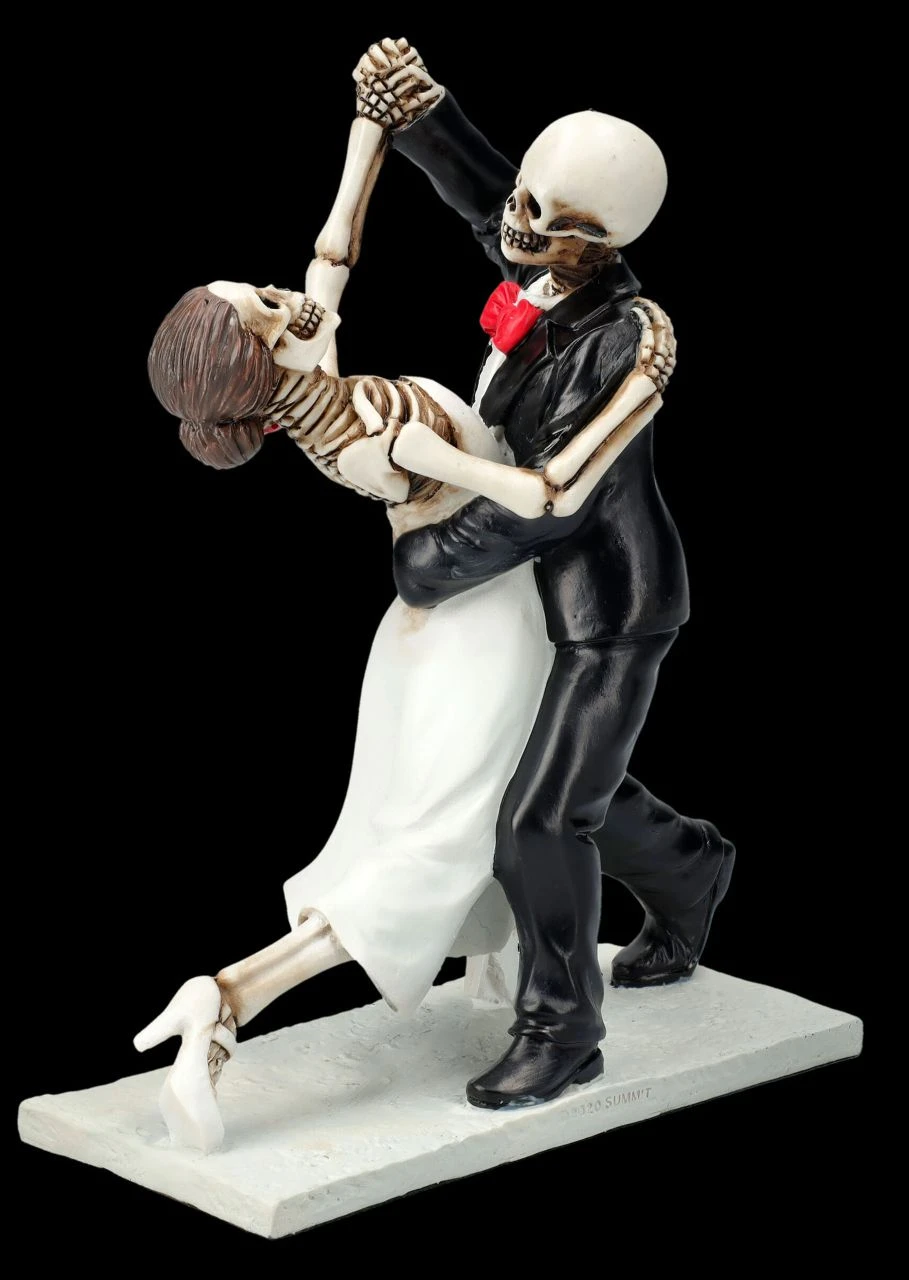 Skelett Figur - Brautpaar Tanzend 4 Skelett Figur - Brautpaar Tanzend – Bild 2