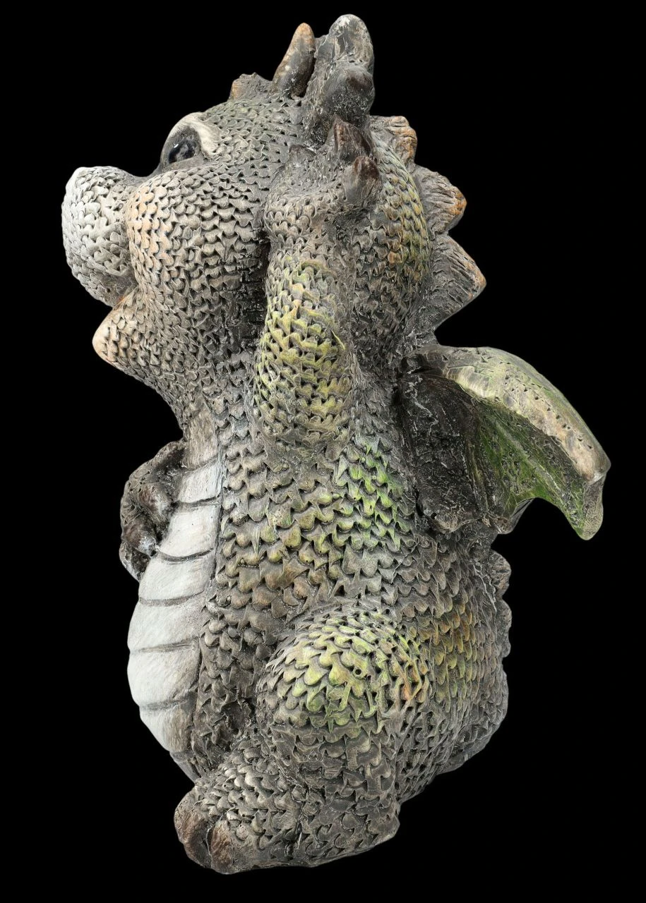 Gartenfigur - Lachender Drache 5 Gartenfigur - Lachender Drache – Bild 3