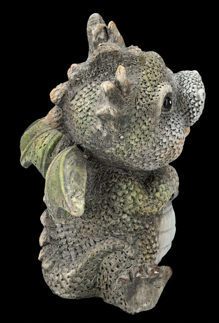 Gartenfigur - Lachender Drache 7 Gartenfigur - Lachender Drache – Bild 5