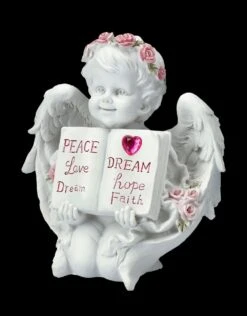 Engel Figur - Putte Mit Buch Und Herz -Figurenmodell Geschäft FS26627 Engel Figur Putte mit Buch und Herz 2 1280x1280