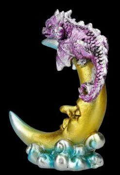 Drachen Figur - Baby Schläft Auf Mond -Figurenmodell Geschäft FS26668 Drachen Figur Baby schlaft auf Mond 2 1280x1280