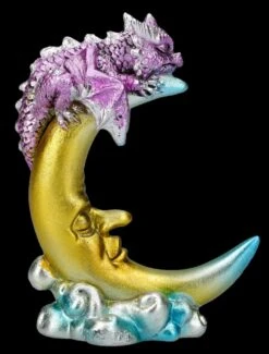 Drachen Figur - Baby Schläft Auf Mond -Figurenmodell Geschäft FS26668 Drachen Figur Baby schlaft auf Mond 6 1280x1280