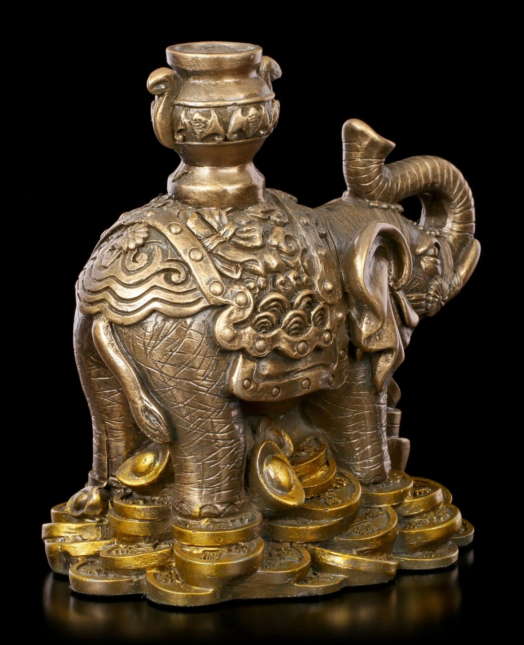 Feng Shui Figur - Elefant Mit Goldstücken 7 Feng Shui Figur - Elefant Mit Goldstücken – Bild 5