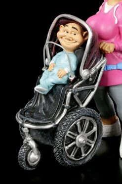 Funny Family Figur - Mutter Mit Kinderwagen -Figurenmodell Geschäft Funny Family Figur Mutter Mit Kind Im Kinderwagen 7 1280x1280
