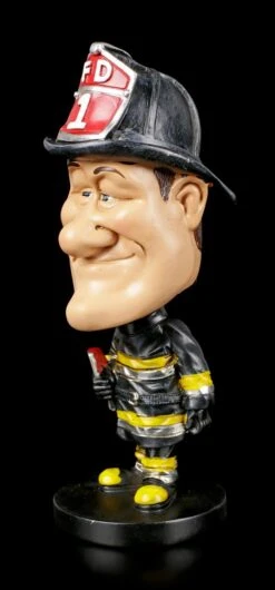 Funny Job Figur - Wackelkopf Feuerwehrmann -Figurenmodell Geschäft Funny Job Figur Wackelkopf Feuerwehrmann 2 1280x1280