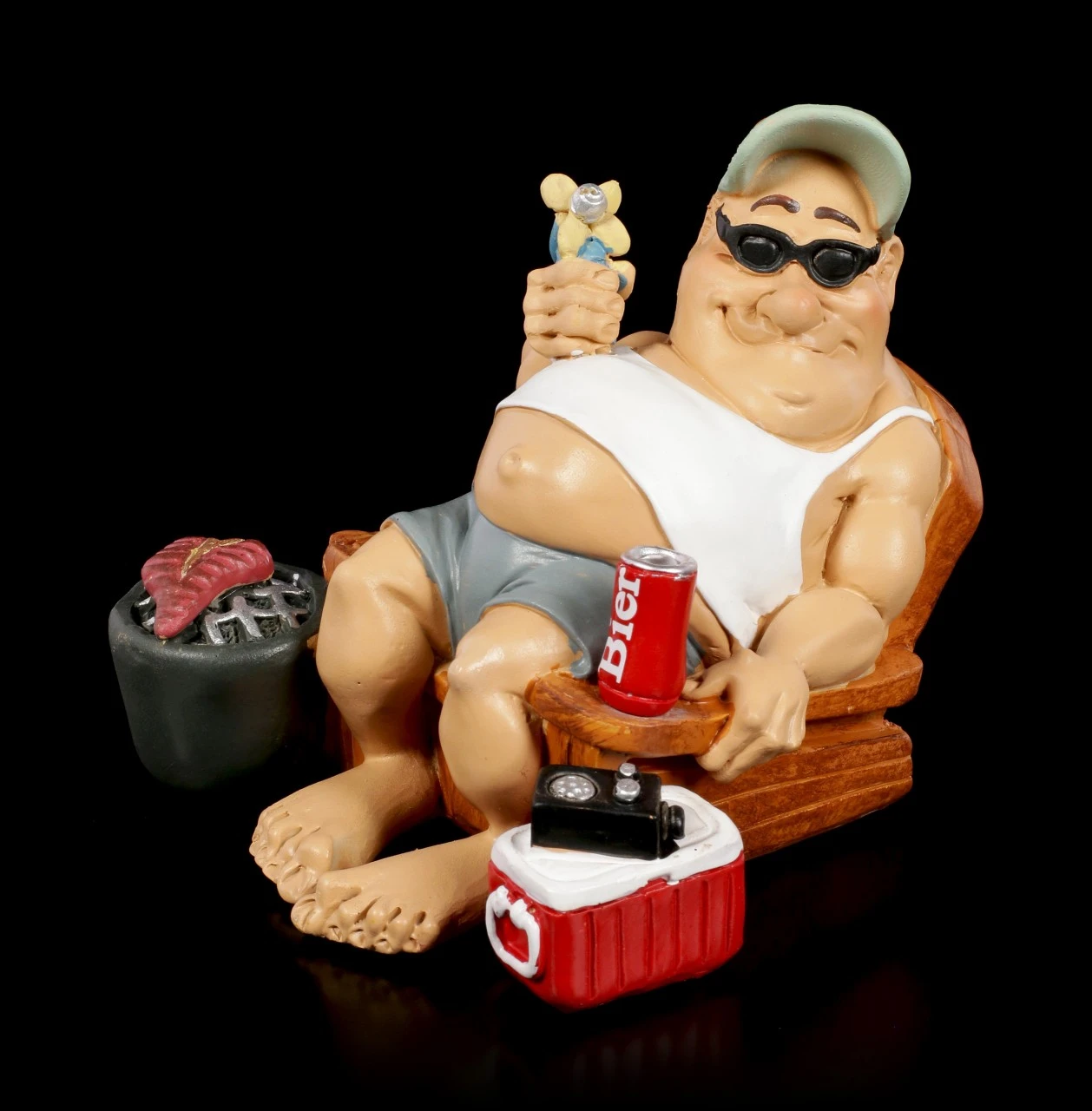 Funny Life Figur - Camper Mit Grill Und Bier 3 Funny Life Figur - Camper Mit Grill Und Bier