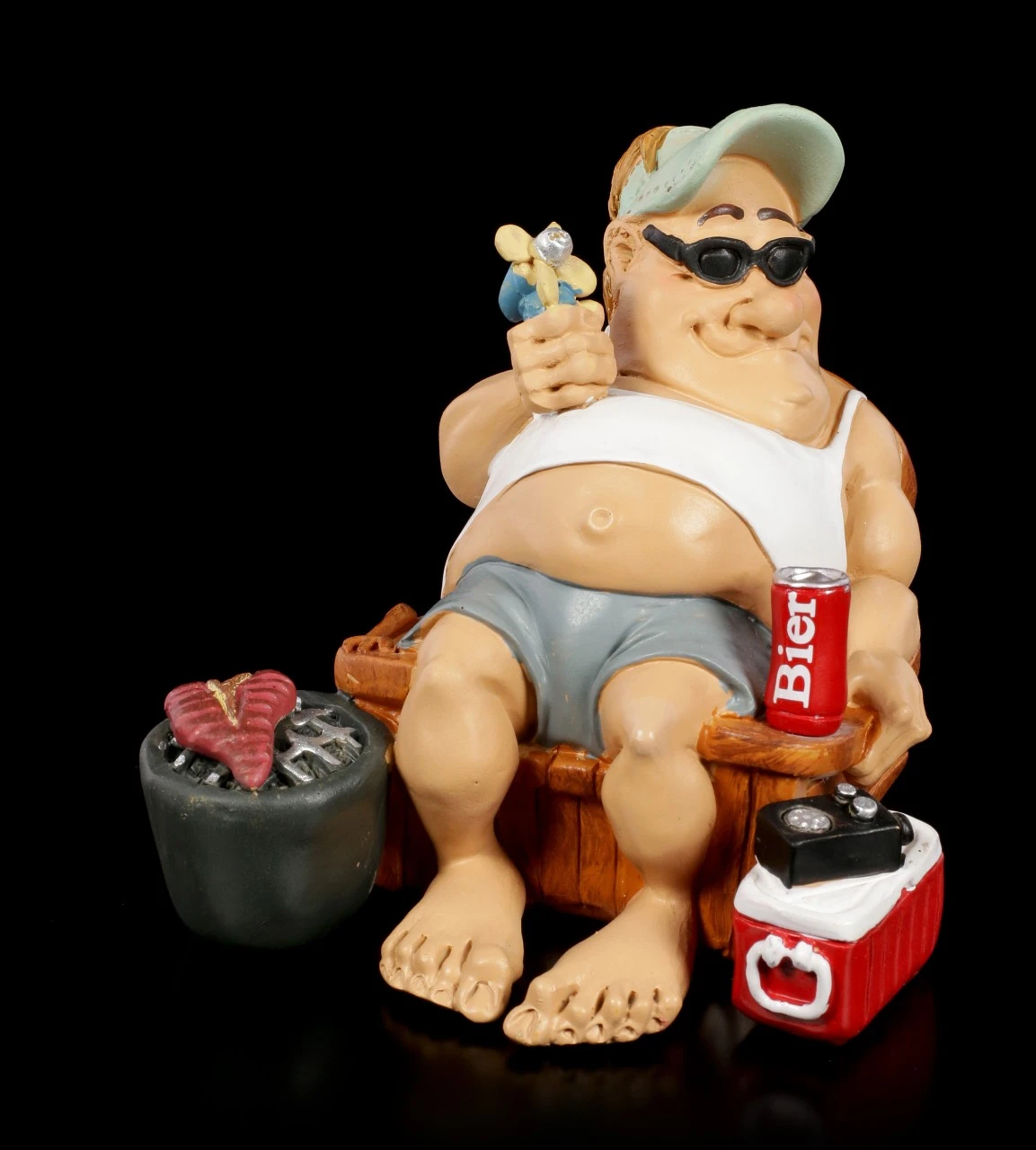 Funny Life Figur - Camper Mit Grill Und Bier 4 Funny Life Figur - Camper Mit Grill Und Bier – Bild 2