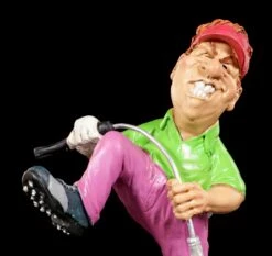 Golfspieler Figur Zerbricht Schläger - Aaarrrg -Figurenmodell Geschäft Funny Sport Figur Spieler Zerbricht Seinen Schlaeger 5 1280x1280