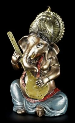 Kleine Ganesha Figur Musizierend Mit Sitar -Figurenmodell Geschäft Ganesha Figur Hindu Gottheit 25714746815c49 1280x1280