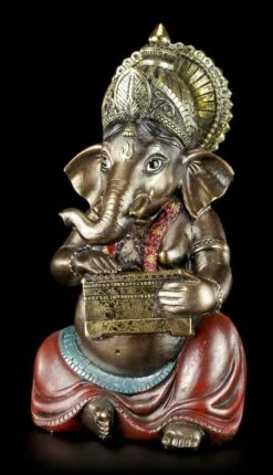 Kleine Ganesha Figur Musizierend Mit Harmonium -Figurenmodell Geschäft Ganesha Figur Hindu Gottheit 2571476f24c3d5 1280x1280