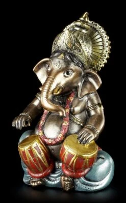Kleine Ganesha Figur Musizierend Mit Tabla -Figurenmodell Geschäft Ganesha Figur Hindu Gottheit 25714789bb978c 1280x1280