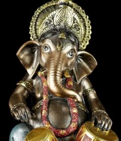 Kleine Ganesha Figur Musizierend Mit Tabla -Figurenmodell Geschäft Ganesha Figur Hindu Gottheit 9571478bdb31de 1280x1280