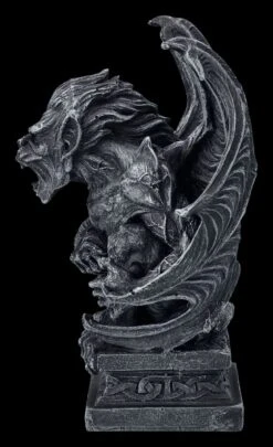 Gargoyle Figur Auf Podest Brüllend -Figurenmodell Geschäft Gargoyle Figur auf Podest 3 1280x1280