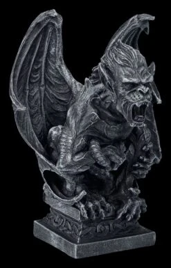 Gargoyle Figur Auf Podest Brüllend -Figurenmodell Geschäft Gargoyle Figur auf Podest 6 1280x1280