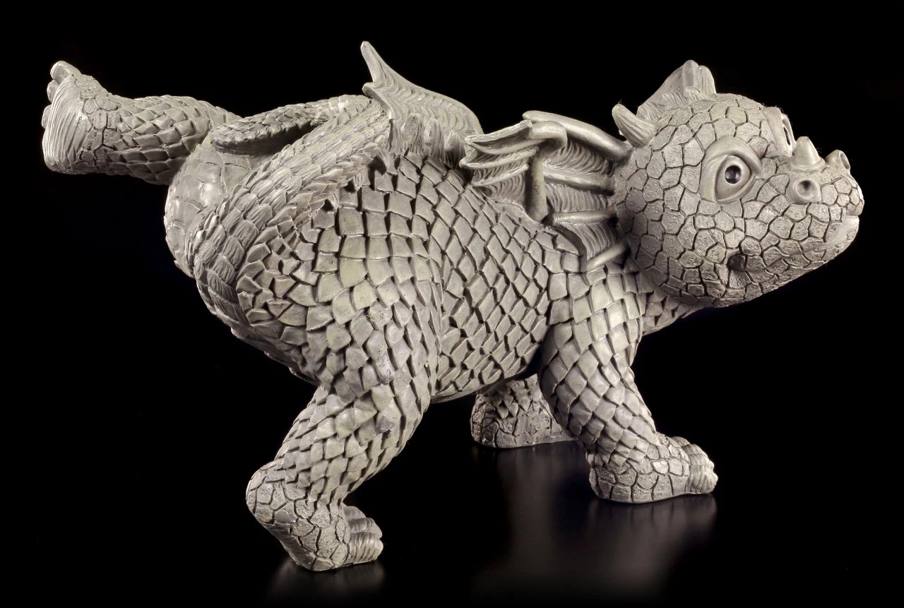 Drachen Gartenfigur - Mein Revier 3 Drachen Gartenfigur - Mein Revier