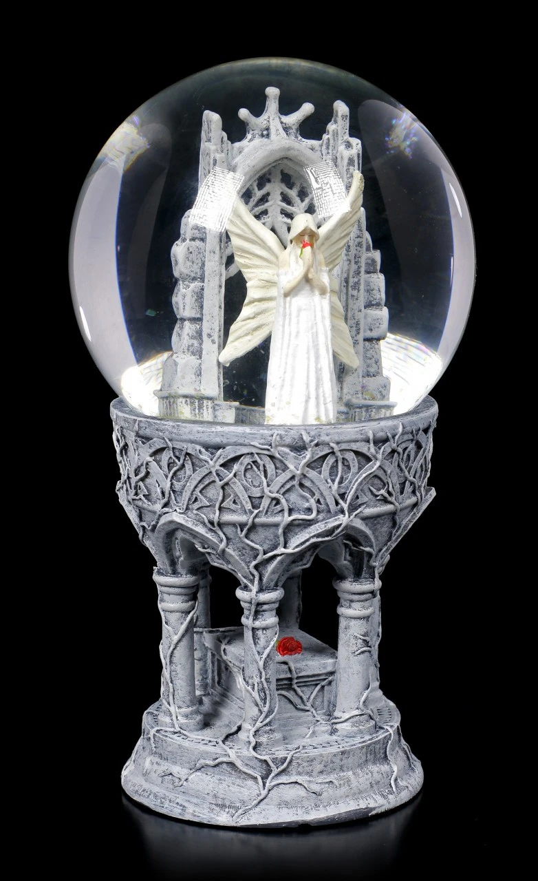 Schneekugel Engel - Only Love Remains 5 Schneekugel Engel - Only Love Remains – Bild 3