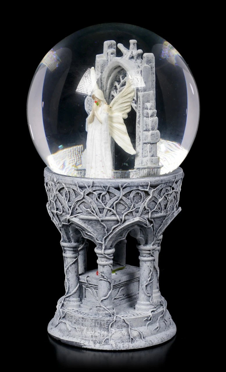 Schneekugel Engel - Only Love Remains 7 Schneekugel Engel - Only Love Remains – Bild 5