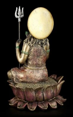 Hinduistische Götter Figur - Shiva - Sitzend Auf Lotusblüte -Figurenmodell Geschäft Hinduistische Goetter Figur Shiva 4 1280x1280