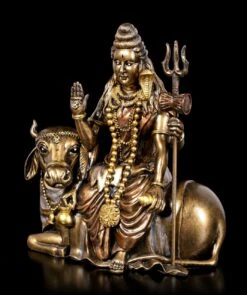 Shiva Figur Sitzt Auf Nandi -Figurenmodell Geschäft Hinduistische Goetter Figur Shiva Sitzt Auf Kuh 2 1280x1280