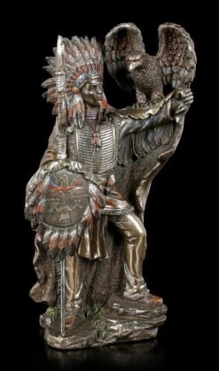Indianer Figur - Häuptling Mit Adler