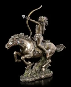 Indianer Figur - Krieger Auf Pferd Mit Pfeil Und Bogen -Figurenmodell Geschäft Indianer Figur Krieger Auf Pferd Mit Pfeil Und Bogen 2 1280x1280