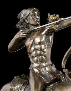 Indianer Figur - Krieger Auf Pferd Mit Pfeil Und Bogen -Figurenmodell Geschäft Indianer Figur Krieger Auf Pferd Mit Pfeil Und Bogen 5 1280x1280