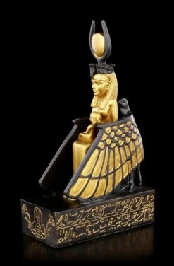 Isis Figur Mit Horus Kind - Goldfarben -Figurenmodell Geschäft Isis Figur Mit Horus Kind Goldfarben 2 1280x1280