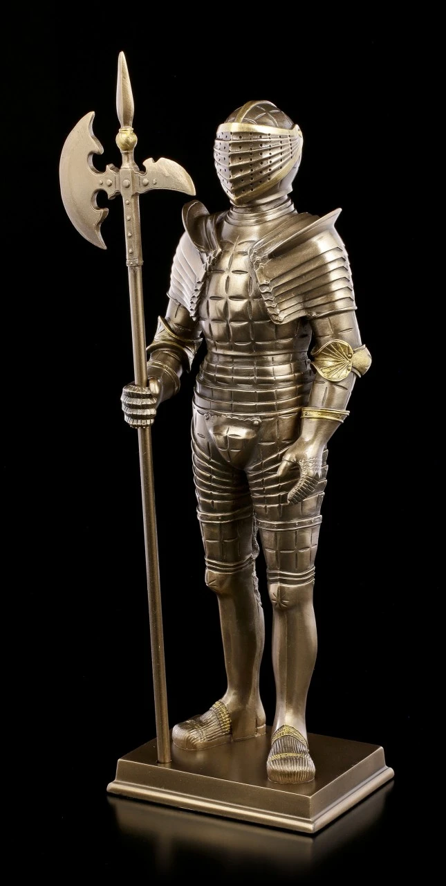 Italienische Ritter Rüstung - Niccolo Silva Von Mailand - Bronziert 3 Italienische Ritter Rüstung - Niccolo Silva Von Mailand - Bronziert