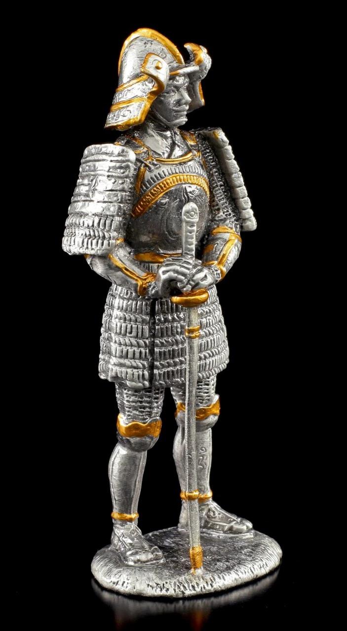 Japanischer Samurai Etsushi - Zinn Figur 4 Japanischer Samurai Etsushi - Zinn Figur – Bild 2