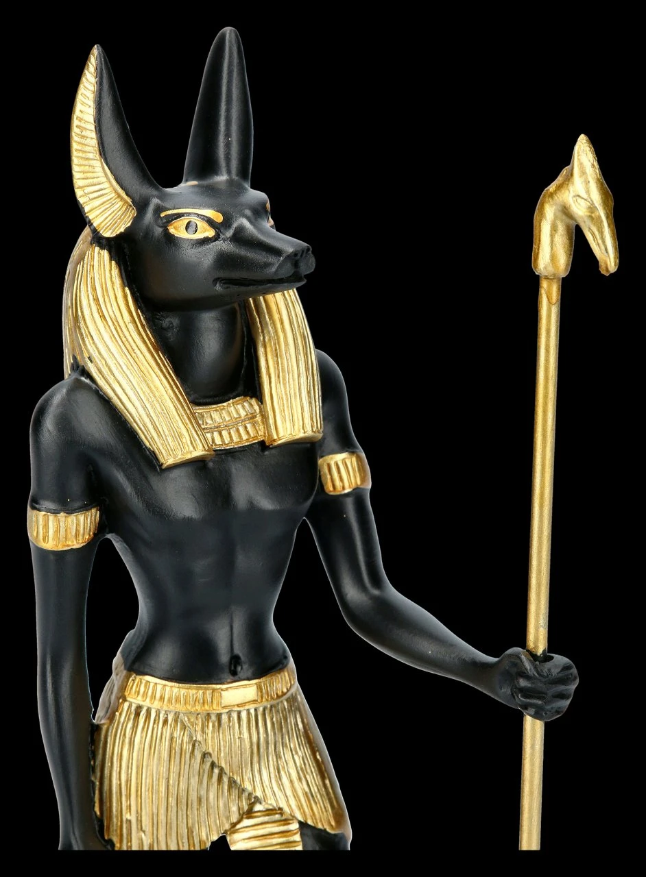 Anubis Figur Mit Stab 8 Anubis Figur Mit Stab – Bild 6