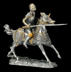 Ritter Auf Pferd Mit Lanze