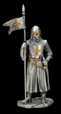 Zinn-Ritter Mit Fahne -Figurenmodell Geschäft KS3673 Ersatzbilder Zinnfigur Kreuzritter mit Fahne 9 1280x1280