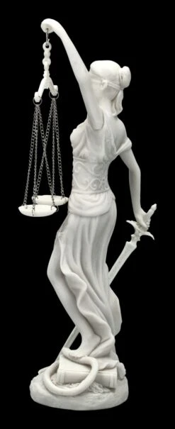 Justitia Figur Weiß -Figurenmodell Geschäft KS4128 Justitia Figur weiss 4 1280x1280