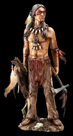 Indianer Figur Mit Tomahawk