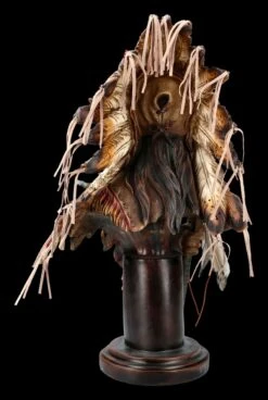 Indianer Figur - Große Häuptling Büste Mit Adler Zepter -Figurenmodell Geschäft KS4572 Indianer Figur Grosse Haeuptling Bueste mit Adler Zepter 5 1280x1280