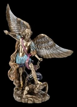 Erzengel Michael Figur - Mit Schwert Und Kette