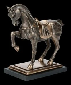 Pferde Figur - Verziert Auf Sockel