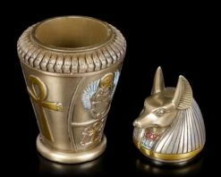 Kanopenkrug - Horussohn Duamutef - Bronziert -Figurenmodell Geschäft Kanopenkrug Horussohn Duamutef Bronziert 4 1280x1280