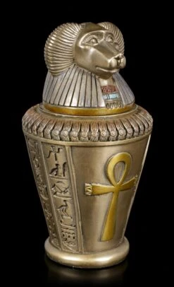 Kanopenkrug - Horussohn Hapi - Bronziert