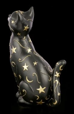 NEMESIS NOW Katzen Figur Mit Mond Und Sternen - Felis -Figurenmodell Geschäft Katzen Figur Mit Mond Und Sternen Felis 3 1280x1280