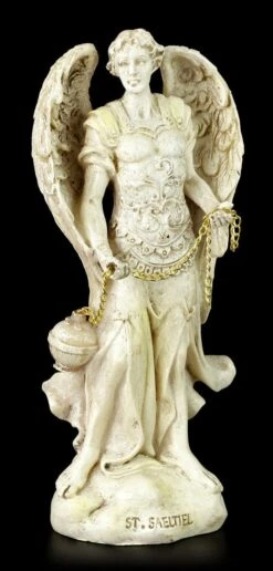 Kleine Erzengel Figur - Saeltiel - Weiß