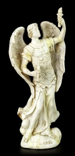 Kleine Erzengel Figur - Uriel - Weiß
