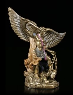 Kleine Erzengel Michael Figur - Bronziert -Figurenmodell Geschäft Kleine Erzengel Michael Figur Bronziert 1 1280x1280