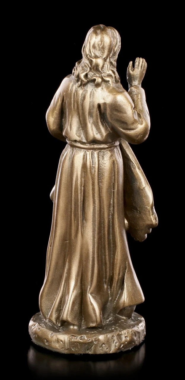 Kleine Jesus Göttliche Gnade Figur - Bronziert 7 Kleine Jesus Göttliche Gnade Figur - Bronziert – Bild 5
