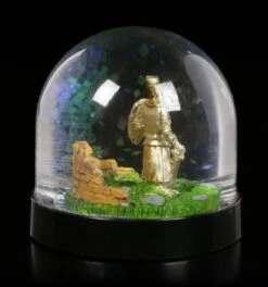 Kreuzritter Schneekugel - Goldfarben -Figurenmodell Geschäft Kreuzritter Schneekugel Goldfarben 2 1280x1280