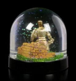 Kreuzritter Schneekugel - Goldfarben -Figurenmodell Geschäft Kreuzritter Schneekugel Goldfarben 3 1280x1280